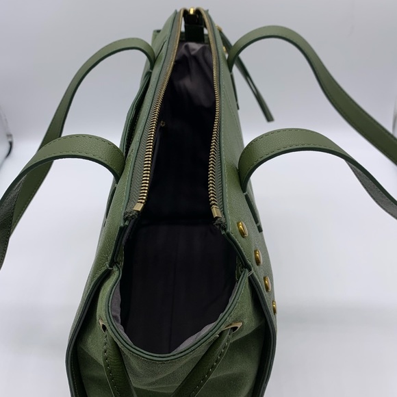 NWT Fossil Brooklyn Tote Chive - Picture 5 of 7